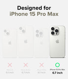 iPhone 15 Pro Max Case | Silicone Magnetic - Comparison chart showing iPhone 15 Pro Max is the only compatible model.