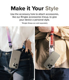 iPhone 15 Pro Case | Fusion - Two people wearing iPhone 15 Pro phones with cases attached to colorful lanyards and wrist straps.