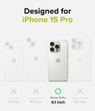 iPhone 15 Pro Case | Silicone Magnetic - Comparison chart highlighting iPhone 15 Pro compatibility among four models.