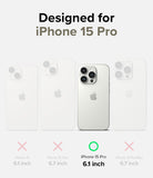 iPhone 15 Pro Case | Silicone Magnetic - Comparison chart showing iPhone 15 Pro is the only compatible model.