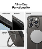 iPhone 16 Pro Max Case | Alles - Features showing camera control, strap hole, kickstand, and MagSafe charging compatibility.