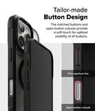 iPhone 16 Pro Max Case | Fusion Bold Magnetic - Close-up of phone case buttons showing notched design and cutouts.