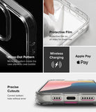 iPhone 16 Pro Max Case | Fusion Card - Features micro-dot pattern, protective film, wireless charging, Apple Pay, and precise cutouts.