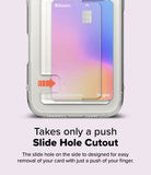 iPhone 16 Pro Max Case | Fusion Card - Clear phone case with a card slot and a side cutout for easy card removal.