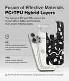 iPhone 16 Pro Max Case | Fusion Design - Hybrid PC and TPU phone case featuring a black and white Seoul map graphic.
