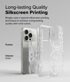 iPhone 16 Pro Max Case | Fusion Design - Exploded view of a phone and a clear case with a white Seoul map print.