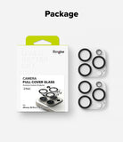 iPhone 16 Pro Max / 16 Pro | Camera Glass [2 Pack] - Ringke camera lens protector packaging and two glass sets.