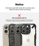iPhone 16 Pro Max / 16 Pro | Camera Glass [2 Pack] - Notice stating camera glass is incompatible with specific cases.