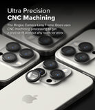 iPhone 16 Pro Max / 16 Pro | Camera Lens Frame Glass - Protective glass rings being applied to iPhone camera lenses.