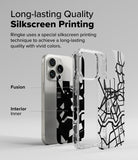 iPhone 16 Pro Case | Fusion Design - iPhone 16 Pro with a clear case featuring a black and white Seoul map graphic.
