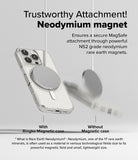 iPhone 16 Pro Case | Fusion Magnetic - Comparison showing a phone with a magnetic case securely attached to a charger.