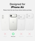 [Bundle] iPhone Air | Fusion-X Magnetic - Comparison chart showing iPhone Air is the only compatible model among four.