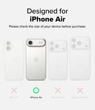 [Bundle] iPhone Air | Fusion Magnetic - Comparison chart showing iPhone Air is the only compatible model among four phones.