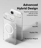 [Bundle] iPhone Air | Fusion Magnetic - Bundle iPhone Air | Fusion Magnetic - Exploded view of a clear phone case showing PC, TPU, and magnetic layers.