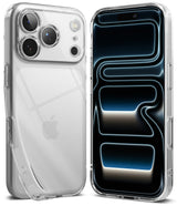 iPhone 17 Pro Max Case | Air - Clear protective case shown from back and front angles on an iPhone 17 Pro Max.