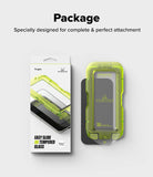 iPhone 17 Pro Max Screen Protector | Easy Slide AR Tempered Glass - iPhone 17 Pro Max Screen Protector - Retail box and green installation tray with tempered glass for iPhone 17 Pro Max.