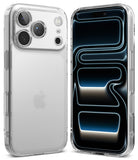 iPhone 17 Pro Max Case | Fusion Matte - Clear matte protective case showing the back and front of an iPhone.