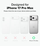 iPhone 17 Pro Max Case | Silicone Magnetic - Comparison chart showing iPhone 17 Pro Max is the only compatible model with a green checkmark.