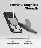 [Bundle] iPhone 17 Pro | Fusion-X Magnetic - iPhone 17 Pro | Fusion-X Magnetic - Comparison showing a magnetic case holding a disc versus a phone falling without one.