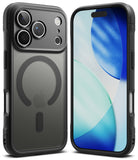 iPhone 17 Pro Case | Fusion Bold Magnetic Matte - Matte black protective case with MagSafe ring and triple camera.