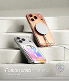 iPhone 17 Pro Case | Fusion Card Magnetic - Two phone cases with magnetic feature on a light background, featuring the brand 'Ringke'.