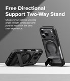 iPhone 17 Pro Case | UX Magnetic - Two phones with integrated kickstands displayed in landscape and portrait modes.
