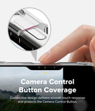 iPhone 18 Pro / Pro Max Case Fusion Card Magnetic all-groups - Phone case with camera control button coverage feature, showing a hand pressing the button.