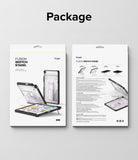 Fusion Sketch Stand | iPad - Front and back view of the product packaging showing the iPad case with an integrated kickstand.