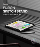 Fusion Sketch Stand | iPad -  iPad Air 13-inch propped up on a desk with a stylus nearby, displaying colorful digital sketches.