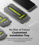 iPhone 17e / 16e Screen Protector | Easy Slide Tempered Glass - iPhone 17e / 16e Screen Protector - Easy slide installation tray with tempered glass for precise smartphone alignment.