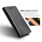 LG G5 Case | Signature - Brown - Brown leather wallet case for LG G5 with credit card slots and embossed Ringke logo.