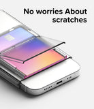 Card Holder | Magnetic Stand Slot - Clear magnetic phone card holder protecting a gradient card from scratches.