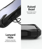 Redmi K30 Case | Fusion-X - Close-up of phone case showing lanyard hole and raised screen bezel for protection.