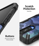 Redmi K30 Case | Fusion-X - Close-up of phone case showing raised edges for screen protection and responsive side buttons.