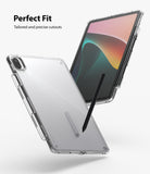 Xiaomi Pad 5 / 5 Pro | Fusion - Clear protective case on a tablet with a stylus, showing precise cutouts and fit.