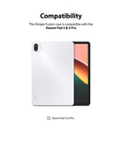 Xiaomi Pad 5 / 5 Pro | Fusion - A white tablet case shown on a Xiaomi Pad 5, with text confirming model compatibility.