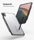 Xiaomi Pad 5 / 5 Pro | Fusion - Clear protective case on a tablet with a stylus, showing precise cutouts and fit.
