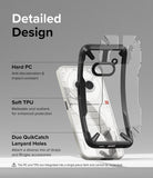 Nothing Phone (2a) / (2a) Plus Case | Fusion-X - Exploded view of a protective phone case highlighting PC and TPU layers.