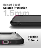 Nothing Phone (2a) / (2a) Plus Case | Fusion-X - Close-up of phone case showing 1.5mm raised bezel and precise port cutouts.