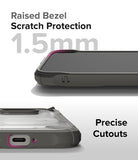 Nothing Phone (2a) / (2a) Plus Case | Fusion-X - Close-up of phone case showing 1.5mm raised bezel and precise port cutouts.