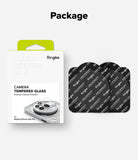 Nothing Phone (3a) Pro | Camera Glass - Ringke camera tempered glass protector packaging and two protective sheets.