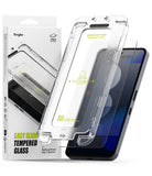 Nothing Phone (3a) / (3a) Pro Screen Protector | Easy Slide Tempered Glass - Easy Slide tempered glass installation kit with tray and phone.