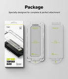 Nothing Phone (3a) / (3a) Pro Screen Protector | Easy Slide Tempered Glass - Ringke Easy Slide tempered glass kit with box, installation tray, and film.