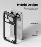 Nothing Phone (4a) Pro Case | Fusion-X - Exploded view of a phone case showing flexible TPU and hard PC layers.