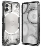 Nothing Phone (2) Case | Fusion-X - Clear, rugged protective case on a Nothing Phone (2) showing front and back views.