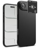 [Bundle] iPhone Air | Onyx Magnetic - Bundle: iPhone Air | Onyx Magnetic - Black iPhone case with magnetic ring and a separate camera lens protector card.
