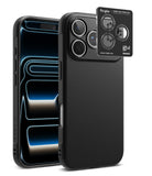 [Bundle] iPhone 17 Pro | Onyx Magnetic - Black iPhone 17 Pro case with magnetic ring and a Ringke camera lens protector.