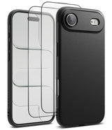 [Bundle] iPhone Air | Onyx Magnetic - Bundle: iPhone Air | Onyx Magnetic - Black iPhone case with a magnetic back and two transparent screen protectors.