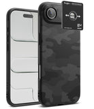 [Bundle] iPhone Air | Onyx Magnetic - Black camo iPhone case with magnetic ring and matching camera lens protector.