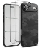 [Bundle] iPhone Air | Onyx Magnetic - Bundle: iPhone Air | Onyx Magnetic - Black camo phone case with screen protector and lens cover components.